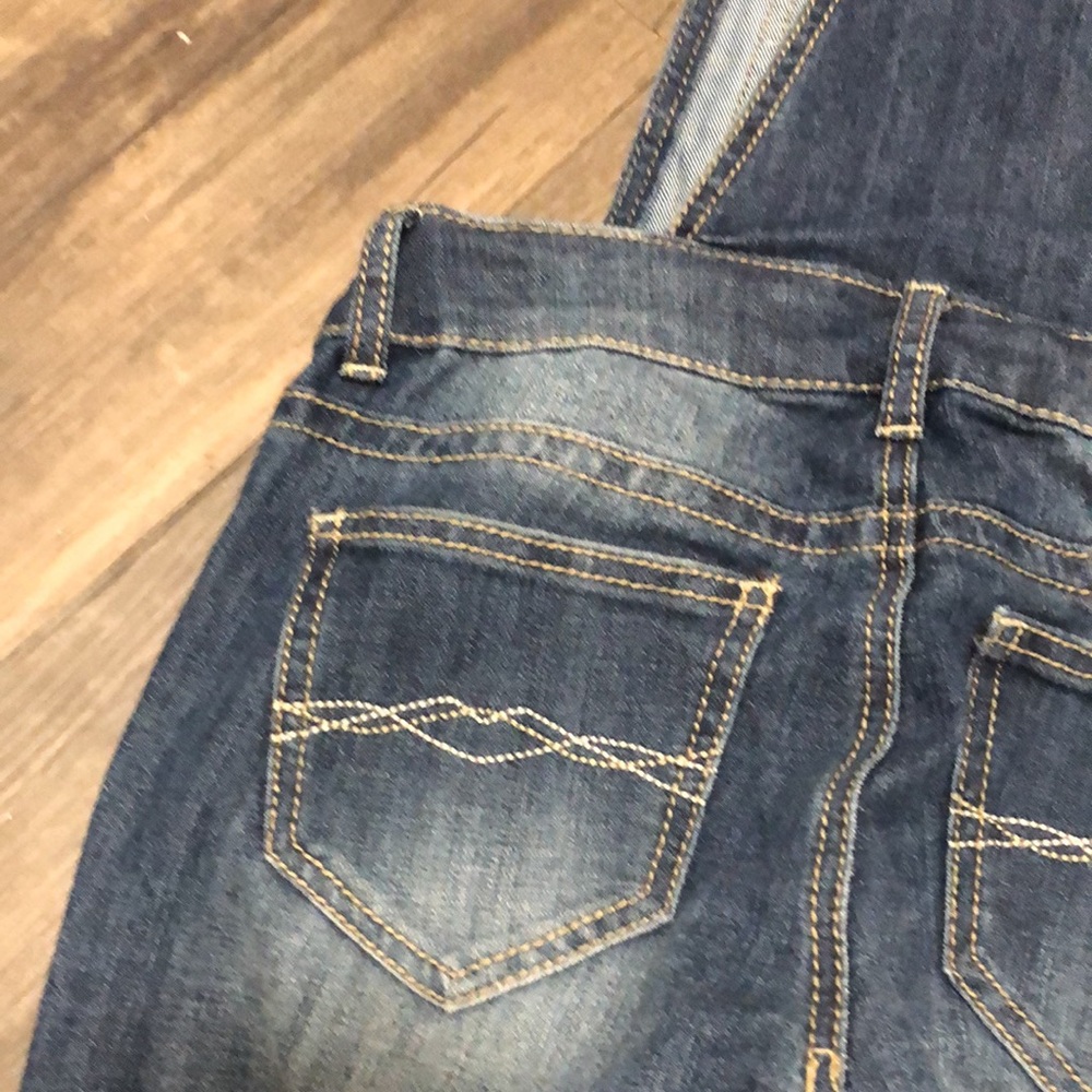 Hot Kiss Bib Overall Jean Y2K Ava SZ 3 Denim - Picture 7 of 10